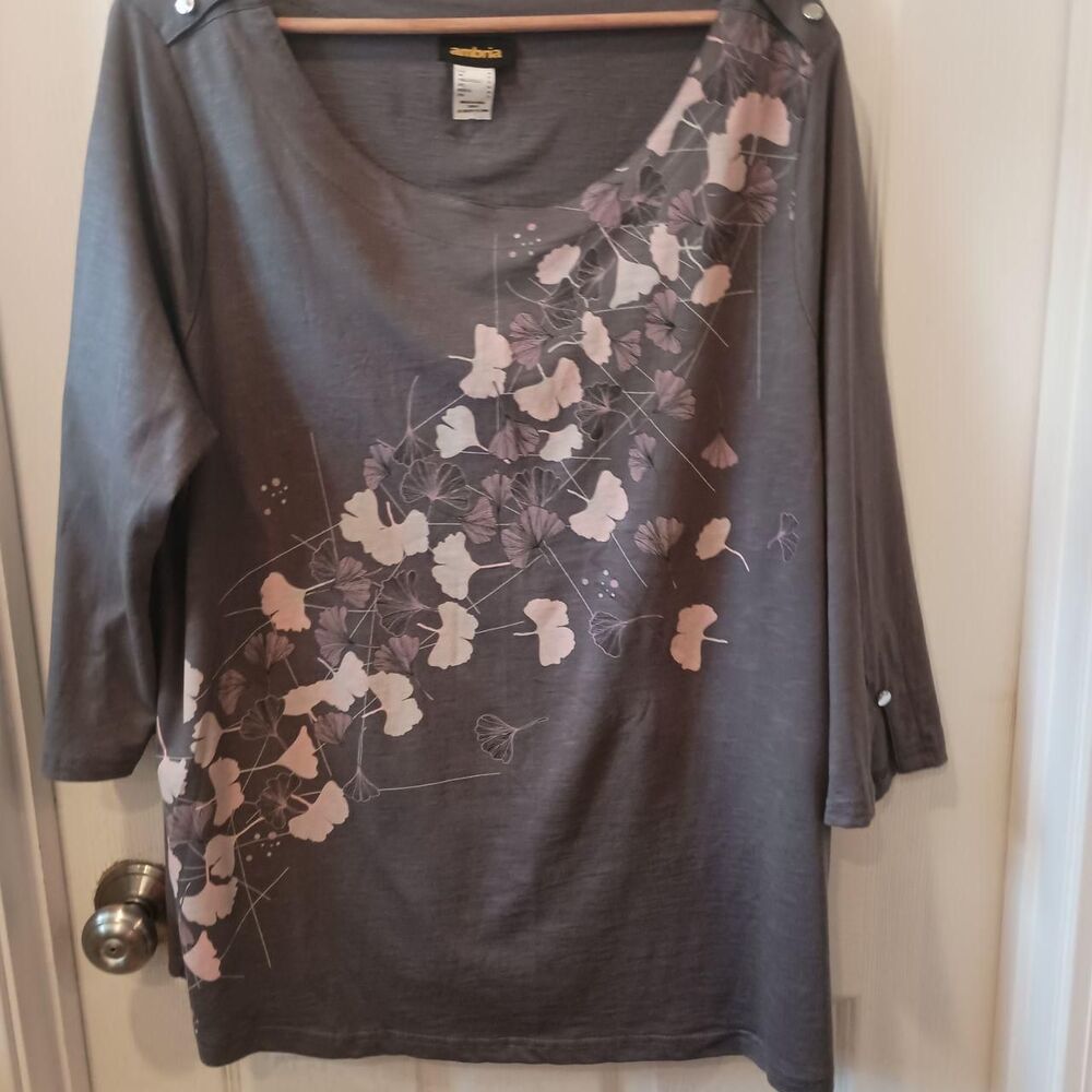 Unbranded Men's Grey and Pink Blouse